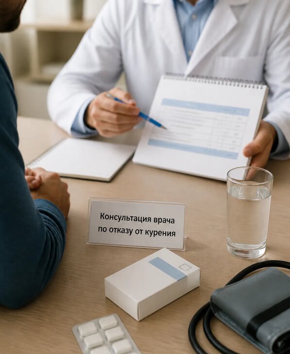 Консультация врача по отказу от курения для взрослых в Димитровграде